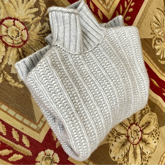 Garnet Hill | Cashmere Chunky Knit Turtleneck Sweater, Sz M* ♥ EUC - Picture 7 of 8